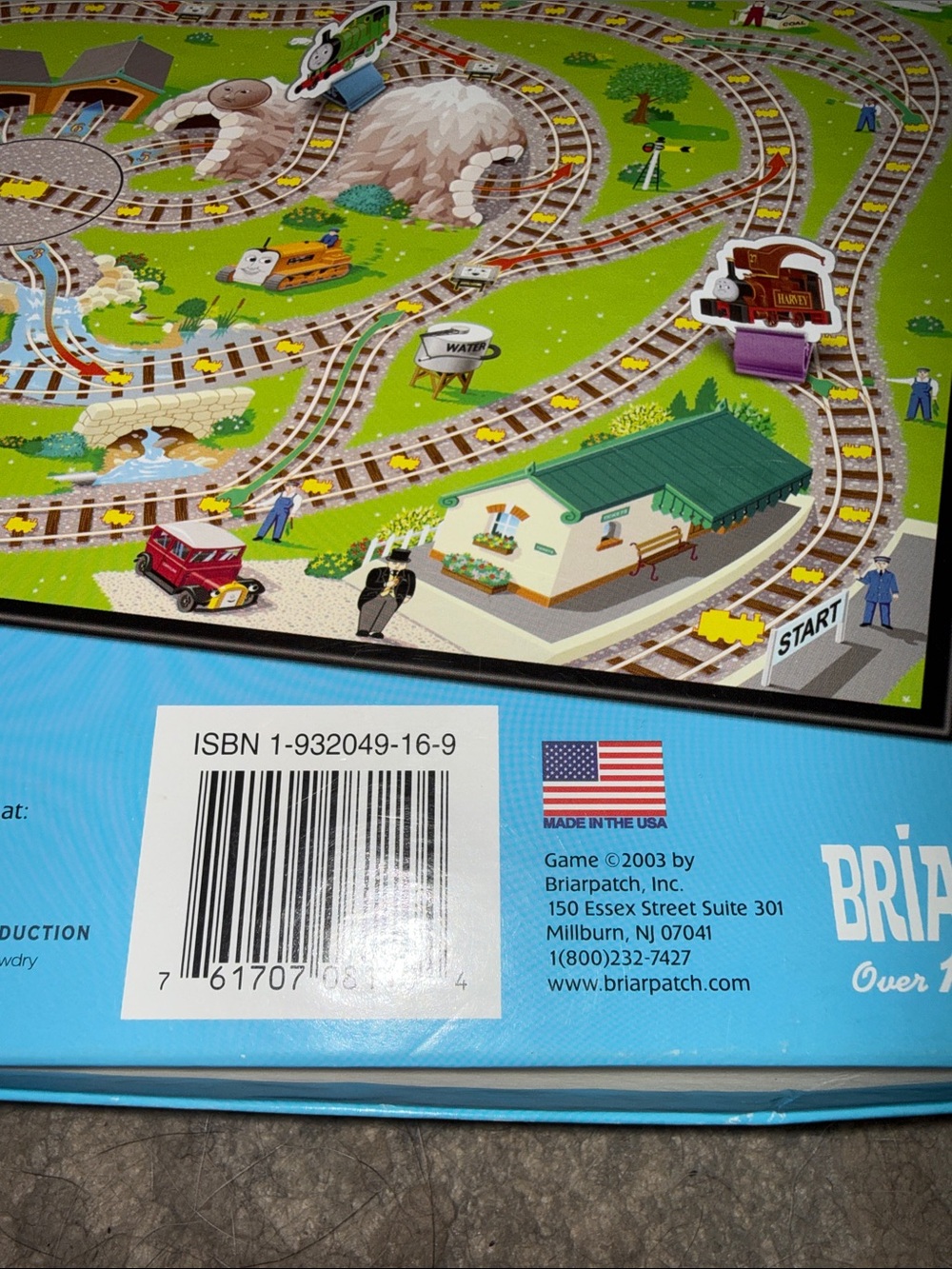 Thomas & Friends Bright Green Train Tracks & Spinner Board Game 2003 - Picture 13 of 13